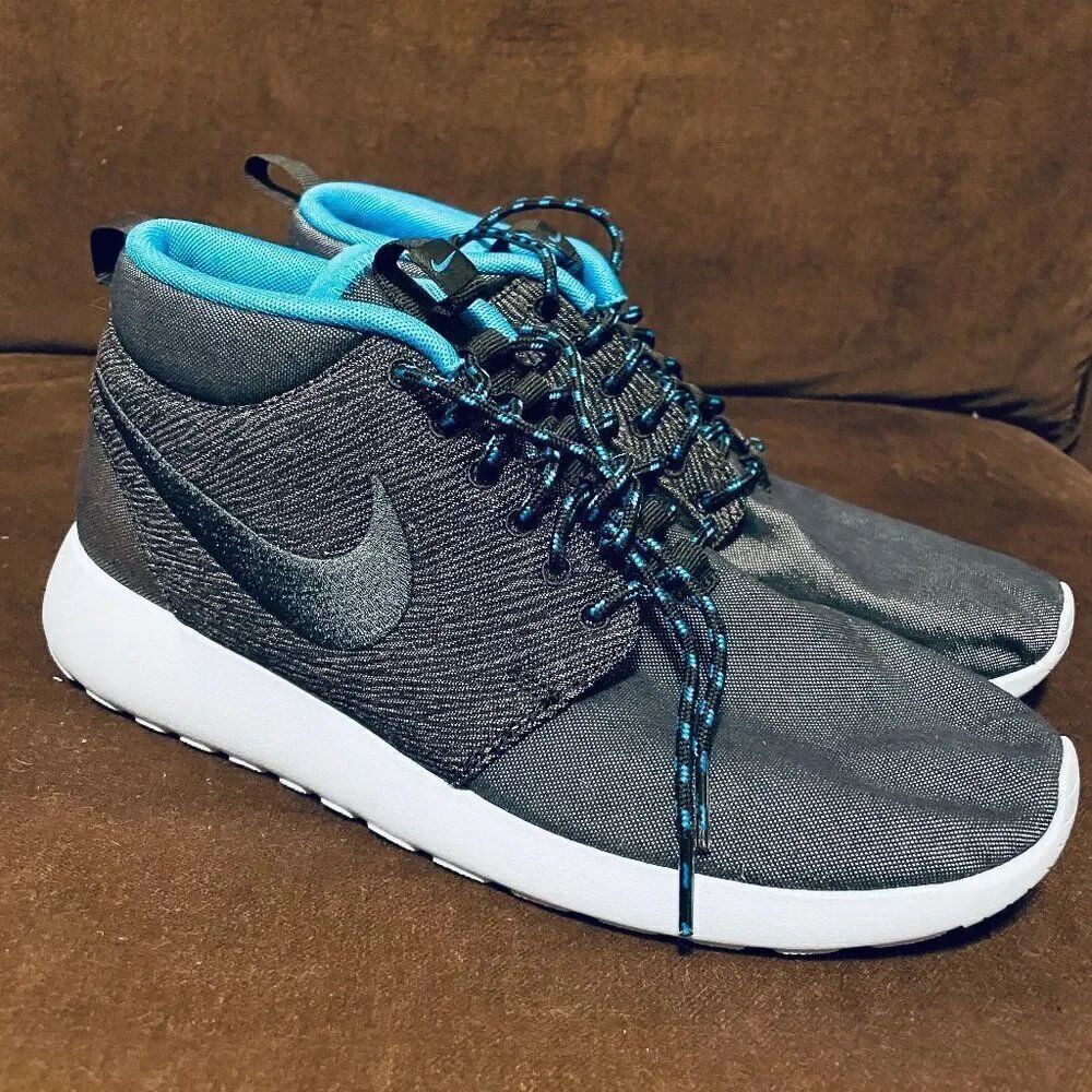NIKE ROSHE RUN ROSHERUN MID QS PARIS CITY PACK ANTHRACITE BLACK BLUE HERO DS 9